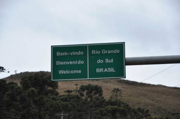 Chegando ao Rio Grande do Sul, nosso 23o estado nesta viagem